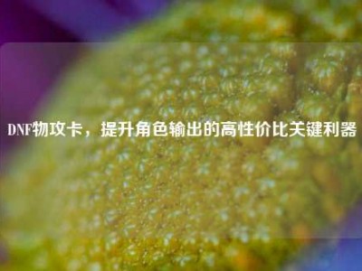 DNF物攻卡，提升角色输出的高性价比关键利器