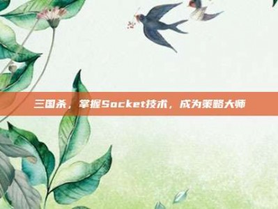 三国杀，掌握Socket技术，成为策略大师