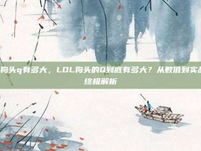 lol狗头q有多大，LOL狗头的Q到底有多大？从数值到实战的终极解析