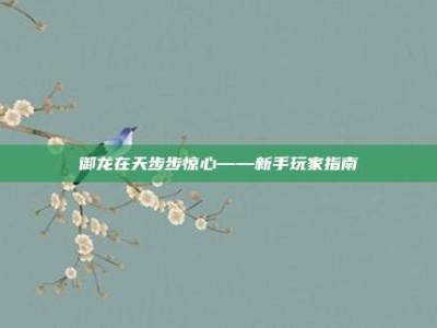 御龙在天步步惊心——新手玩家指南
