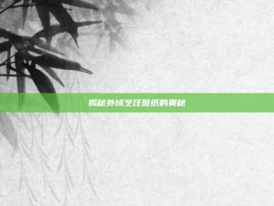 揭秘外域烹饪图纸的奥秘
