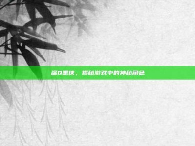 盗Q黑侠，揭秘游戏中的神秘角色