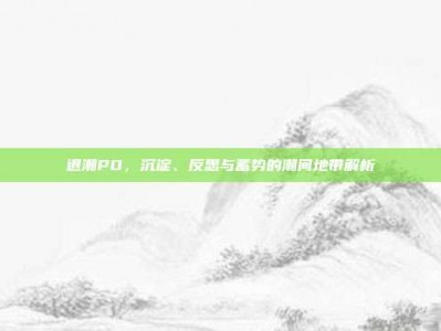 退潮PO，沉淀、反思与蓄势的潮间地带解析