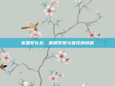 家国梦礼包，解锁梦想与责任的钥匙
