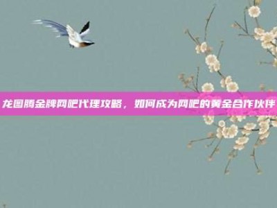 龙图腾金牌网吧代理攻略，如何成为网吧的黄金合作伙伴