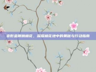 变形金刚摘棉花，深探棉花地中的奥秘与行动指南