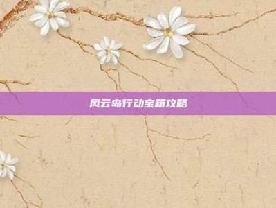 风云岛行动宝箱攻略