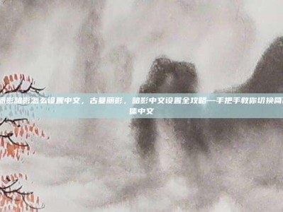 古墓丽影暗影怎么设置中文，古墓丽影，暗影中文设置全攻略—手把手教你切换简体/繁体中文