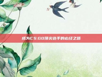 成为CS:GO顶尖选手的必经之路