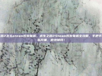 求生之路2怎么steam好友联机，求生之路2Steam好友联机全攻略，手把手教你组队开黑，拒绝掉线！