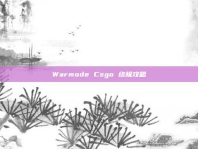 Warmode Csgo 终极攻略