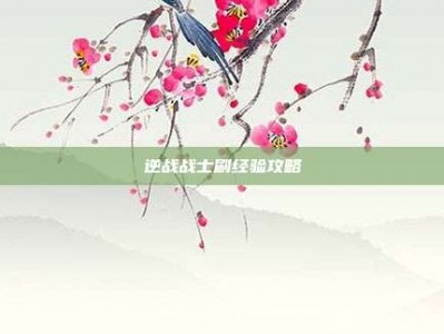 逆战战士刷经验攻略