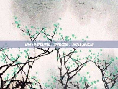 牧师t8装备攻略，精准定位，助力战术胜利