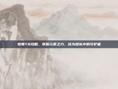 牧师T8攻略，掌握元素之力，成为团队中的守护者