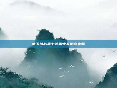 地下城与勇士弹药专家加点攻略