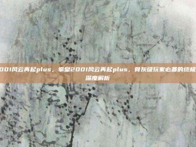 拳皇2001风云再起plus，拳皇2001风云再起plus，骨灰级玩家必备的终极攻略与深度解析