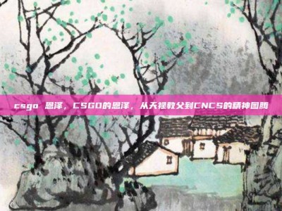 csgo 恩泽，CSGO的恩泽，从天禄教父到CNCS的精神图腾
