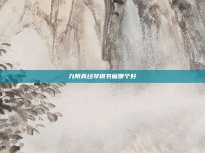 九阴真经琴棋书画哪个好