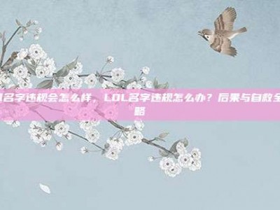 lol名字违规会怎么样，LOL名字违规怎么办？后果与自救全攻略