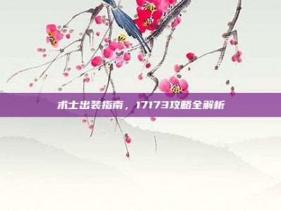 术士出装指南，17173攻略全解析