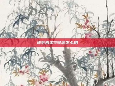 造梦西游3号源怎么用