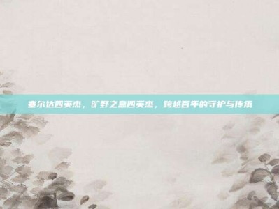 塞尔达四英杰，旷野之息四英杰，跨越百年的守护与传承