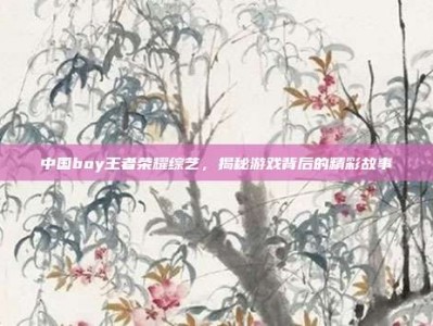 中国boy王者荣耀综艺，揭秘游戏背后的精彩故事