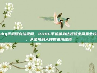 pubg手机版身法视频，PUBG手机版身法视频全网最全攻略，从菜鸟到大神的进阶秘籍