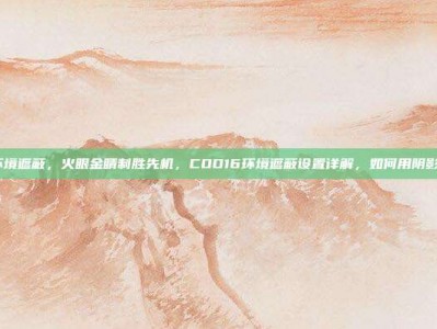 cod16环境遮蔽，火眼金睛制胜先机，COD16环境遮蔽设置详解，如何用阴影看穿敌人