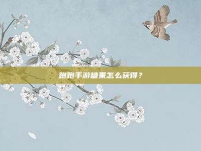 跑跑手游糖果怎么获得？