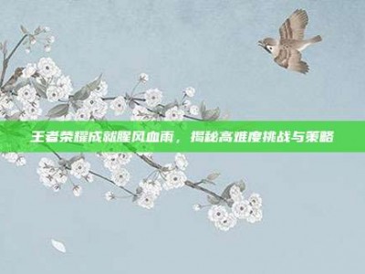 王者荣耀成就腥风血雨，揭秘高难度挑战与策略