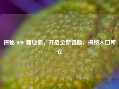探秘 DNF 新地图，开启全新冒险，揭秘入口所在