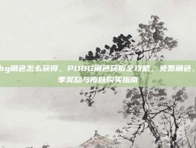 pubg角色怎么获得，PUBG角色获取全攻略，免费角色、赛季奖励与皮肤购买指南