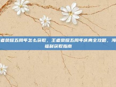 王者荣耀五周年怎么获取，王者荣耀五周年庆典全攻略，海量福利获取指南