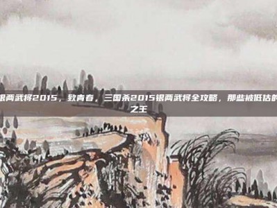 三国杀银两武将2015，致青春，三国杀2015银两武将全攻略，那些被低估的性价比之王