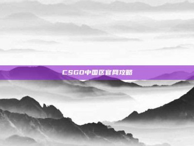CSGO中国区官网攻略