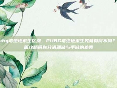 pubg与绝地求生区别，PUBG与绝地求生究竟有何不同？一篇攻略带你分清端游与手游的差异