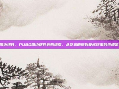 pubg周边摆件，PUBG周边摆件选购指南，从吃鸡萌新到硬核玩家的终极氪金攻略