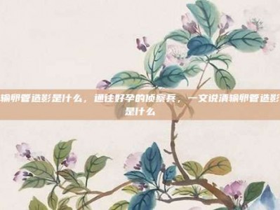 输卵管造影是什么，通往好孕的侦察兵，一文说清输卵管造影是什么