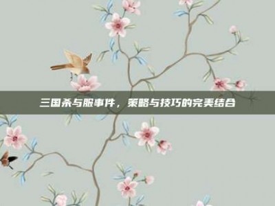 三国杀与服事件，策略与技巧的完美结合