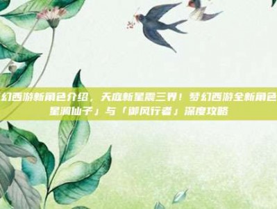 梦幻西游新角色介绍，天庭新星震三界！梦幻西游全新角色「星澜仙子」与「御风行者」深度攻略