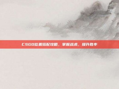 CSGO位置搭配攻略，掌握战术，提升胜率