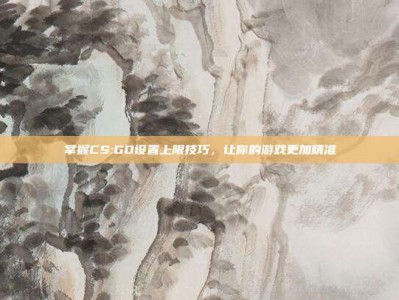 掌握CS:GO设置上限技巧，让你的游戏更加精准