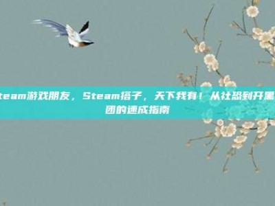 steam游戏朋友，Steam搭子，天下我有！从社恐到开黑天团的速成指南