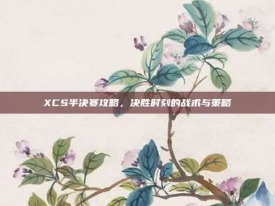 XCS半决赛攻略，决胜时刻的战术与策略