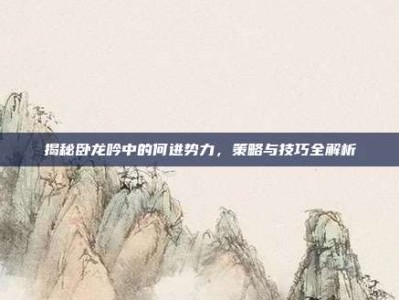 揭秘卧龙吟中的何进势力，策略与技巧全解析