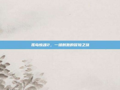 孤岛惊魂2，一场刺激的冒险之旅
