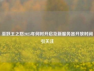 巫妖王之怒2025年何时开启及新服务器开放时间引关注