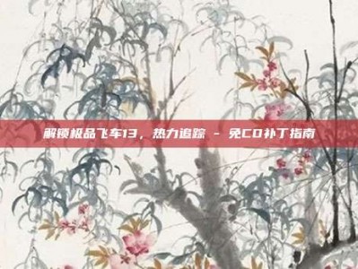 解锁极品飞车13，热力追踪 - 免CD补丁指南