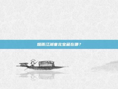 烟雨江湖塞北宝藏在哪？